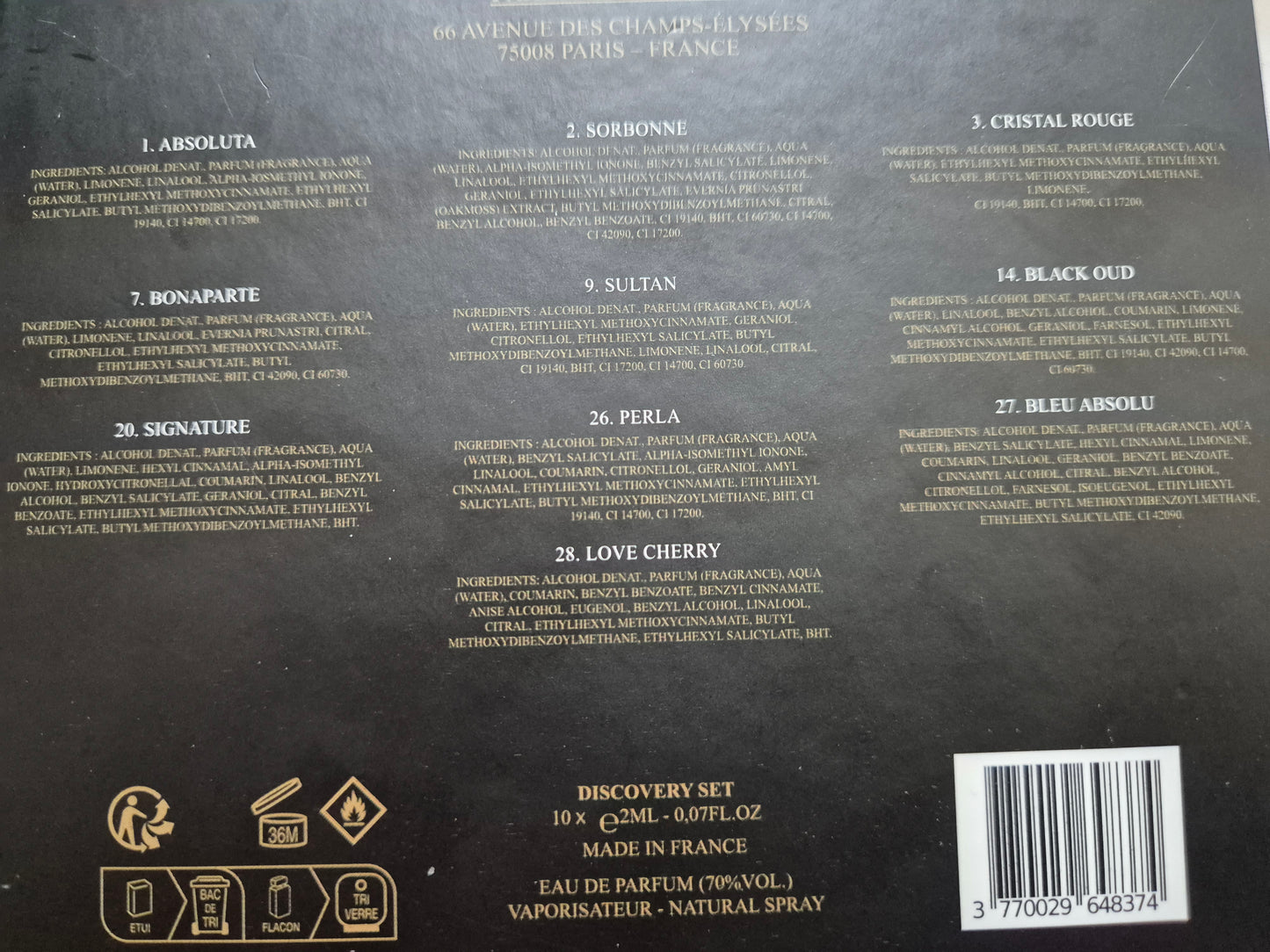 COFFRET PRESTIGE PARIS