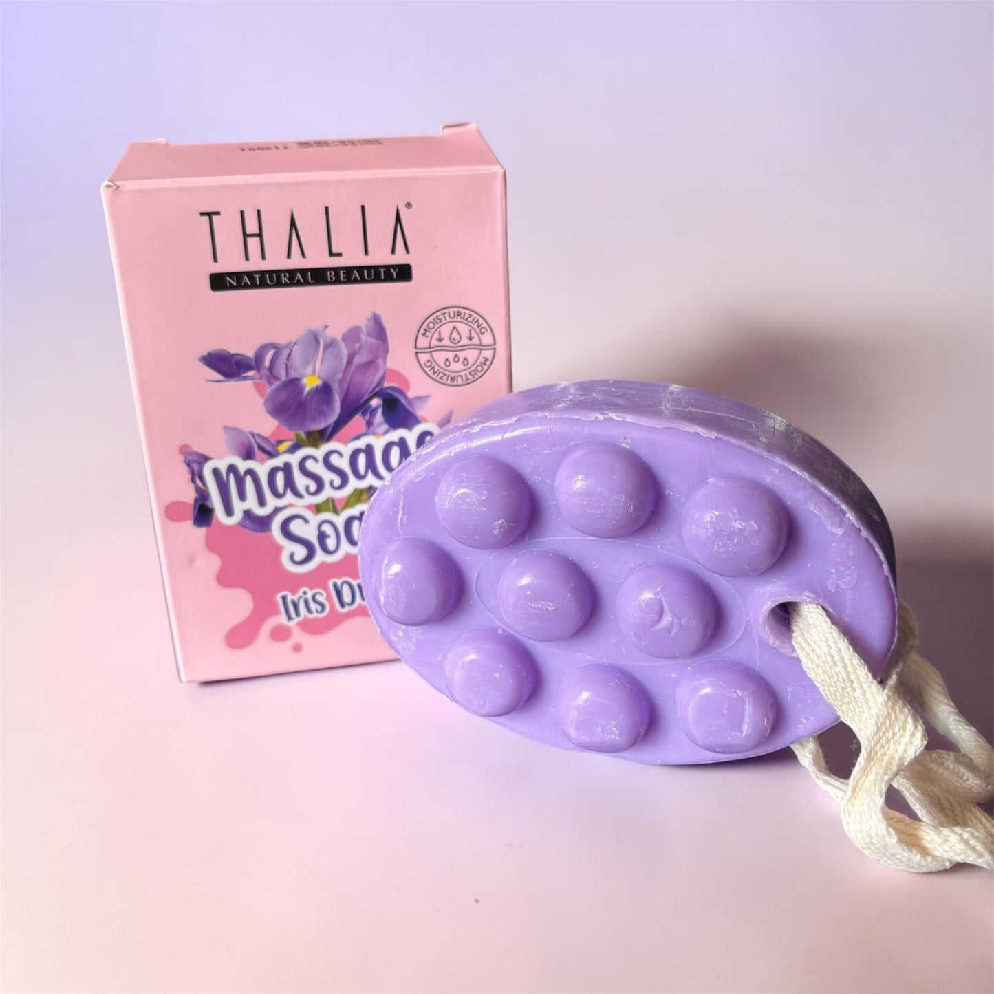 Savon de massage. Parfum rêve d'iris