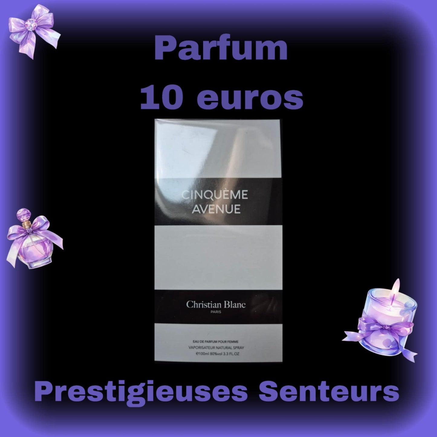 Parfum collection Christian Blanc. 100ml.Homme. Inspiration de L'eau de Issey Miyake