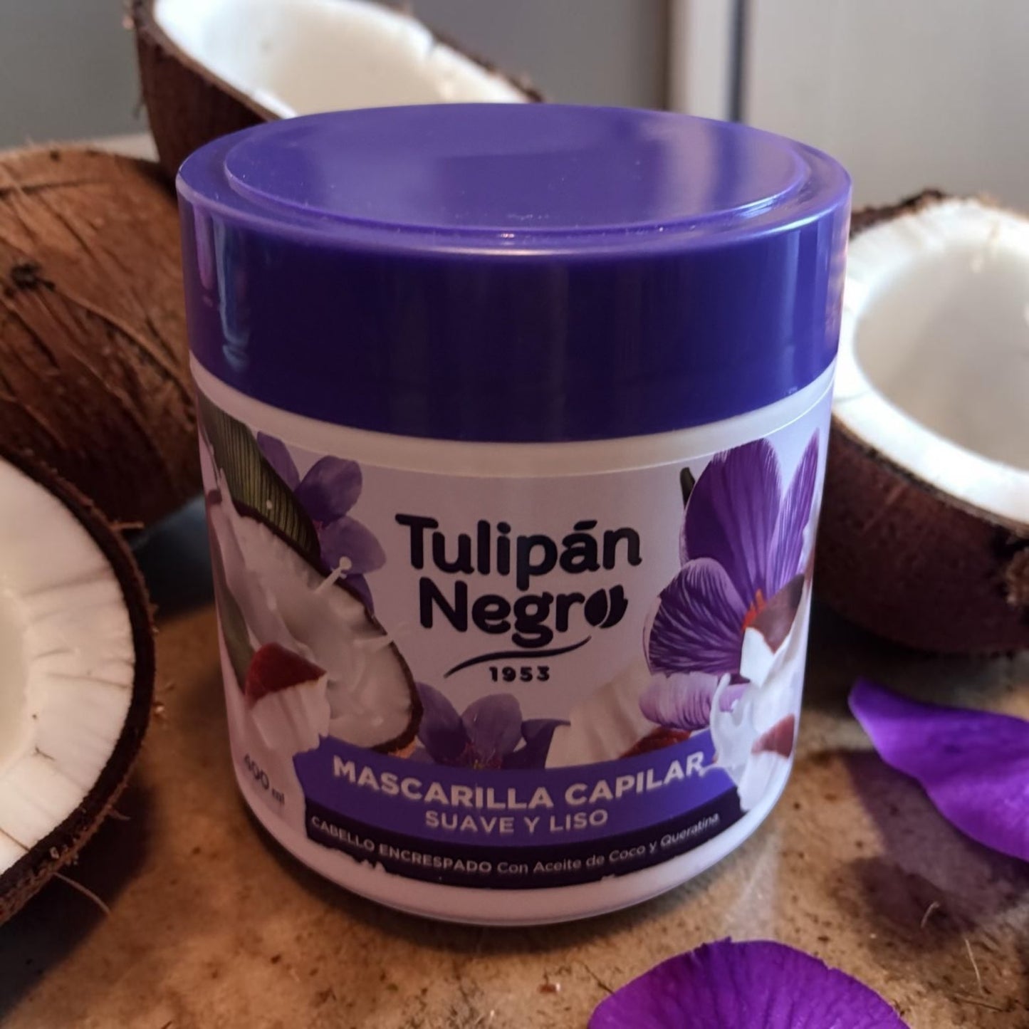 Masque Capillaire Douceur et Lissage 400ml . Tulipan Negro