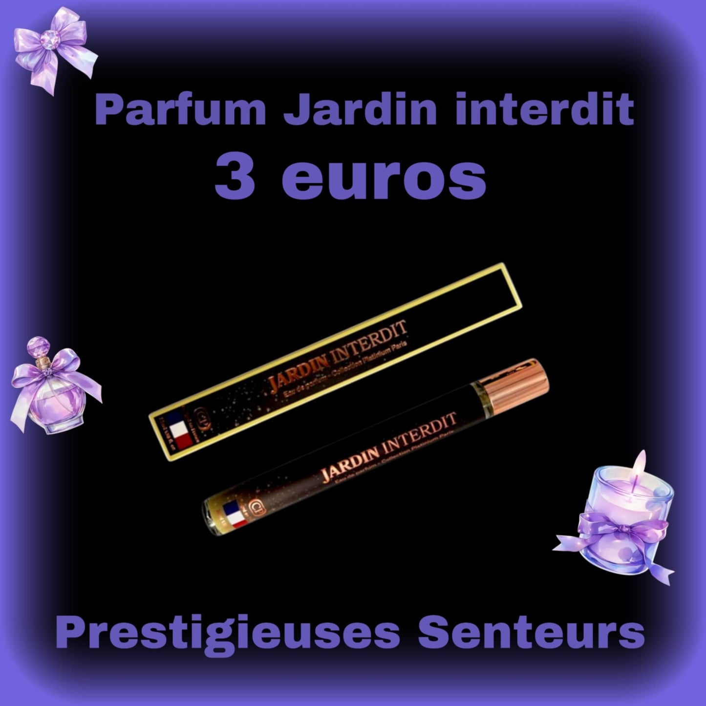 JARDIN INTERDIT . Inspiré de l'interdit de Givenchy .35 ml