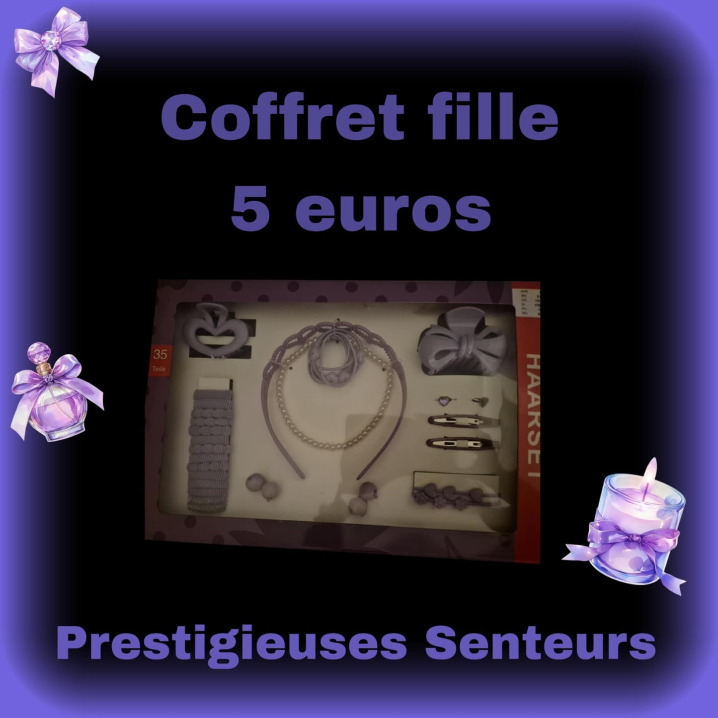 Coffret coiffage pour petite demoiselle