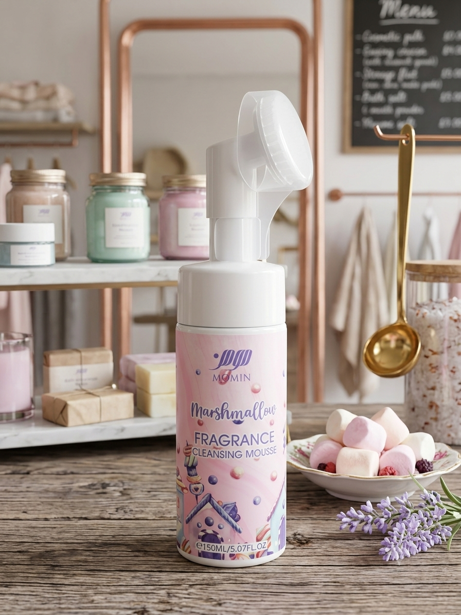 Mousse nettoyante. Marshmallow