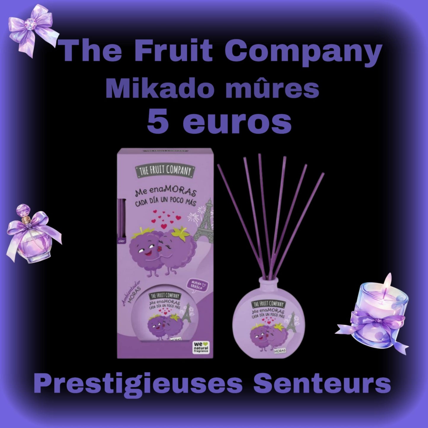 Mikado fruit company. Parfum mûre