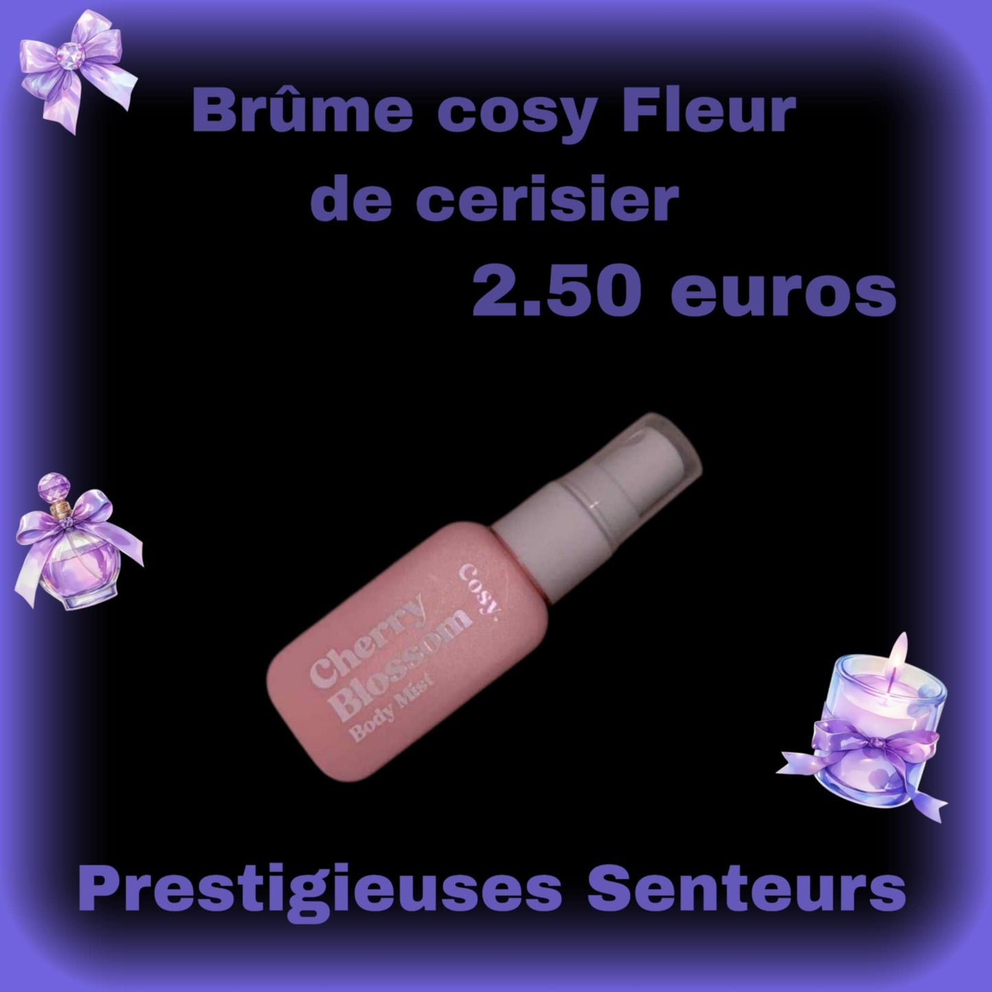 Brûme cosy. Fleur de cerisier