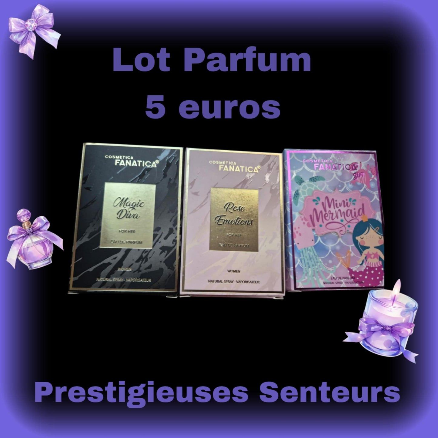 Lot 3 parfums 20ml