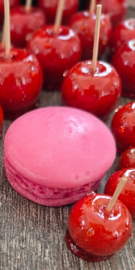 Fondant macaron parfumĂ©.pommeđ d'amourđ