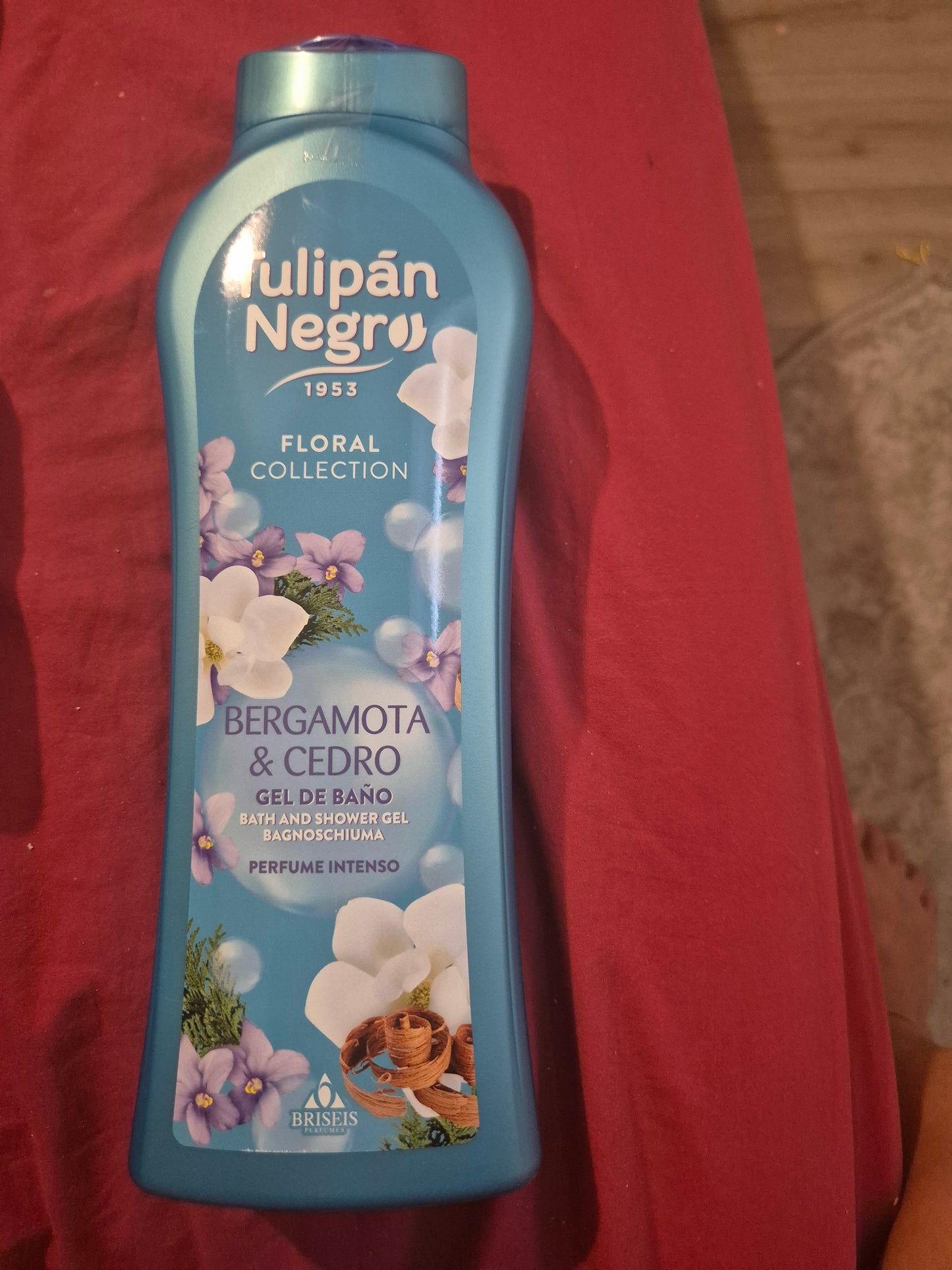Gel douche 650ml. Tulipan Negro. Bergamote et cèdre