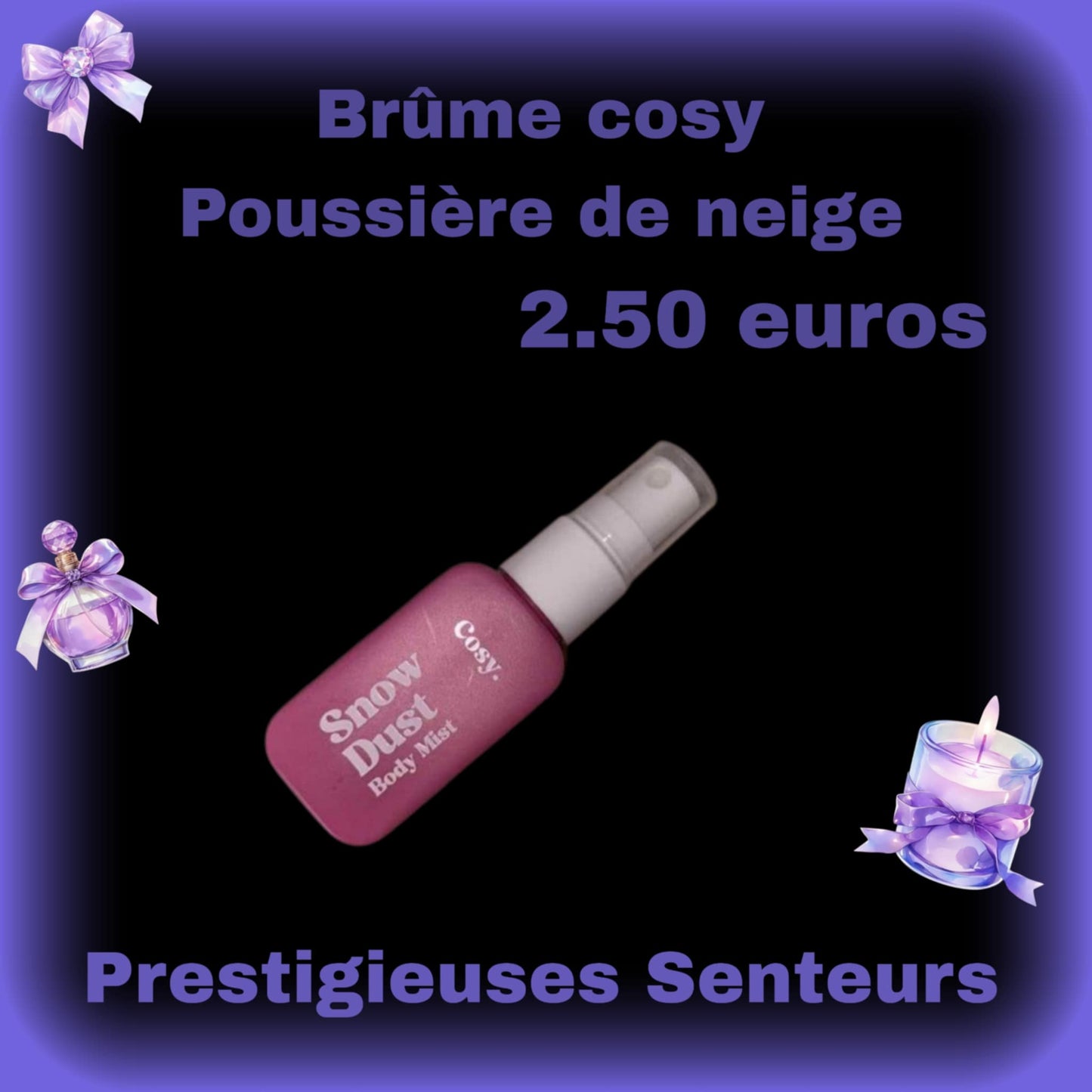 Brûme cosy Poussière de neige
