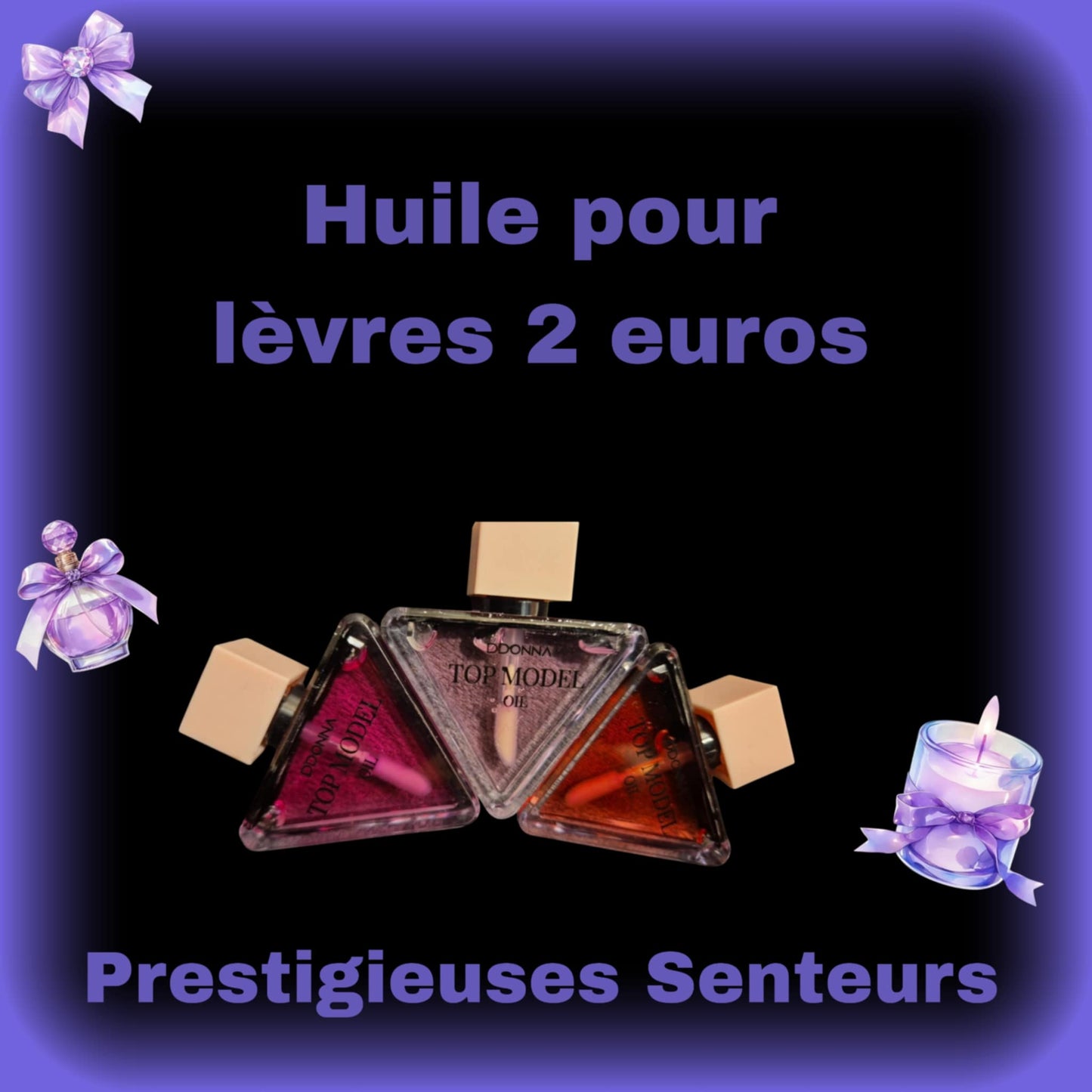 Huile pour lèvres . Au choix