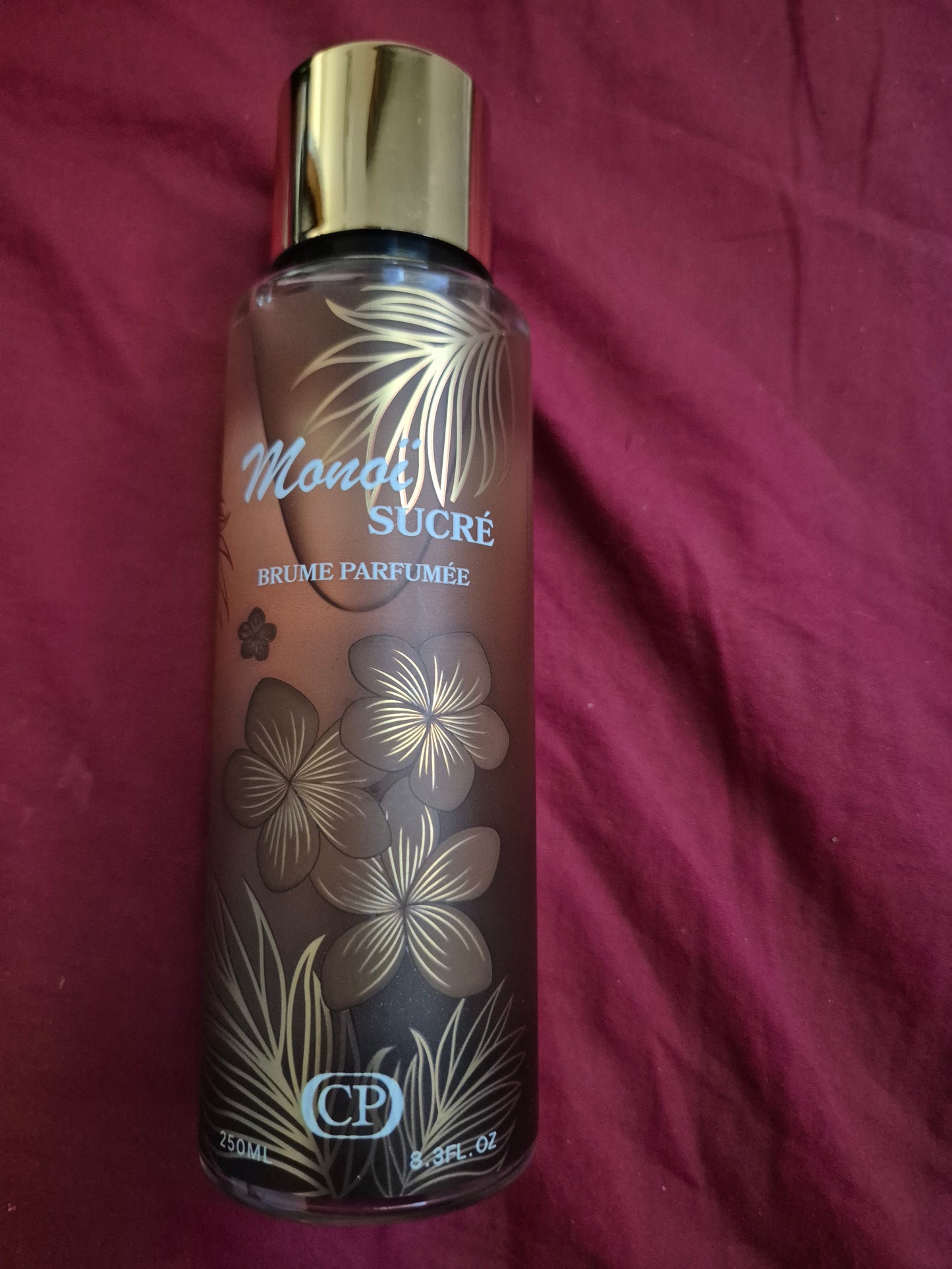 Brûme corps et cheveux 250ml. Monoï sucré.