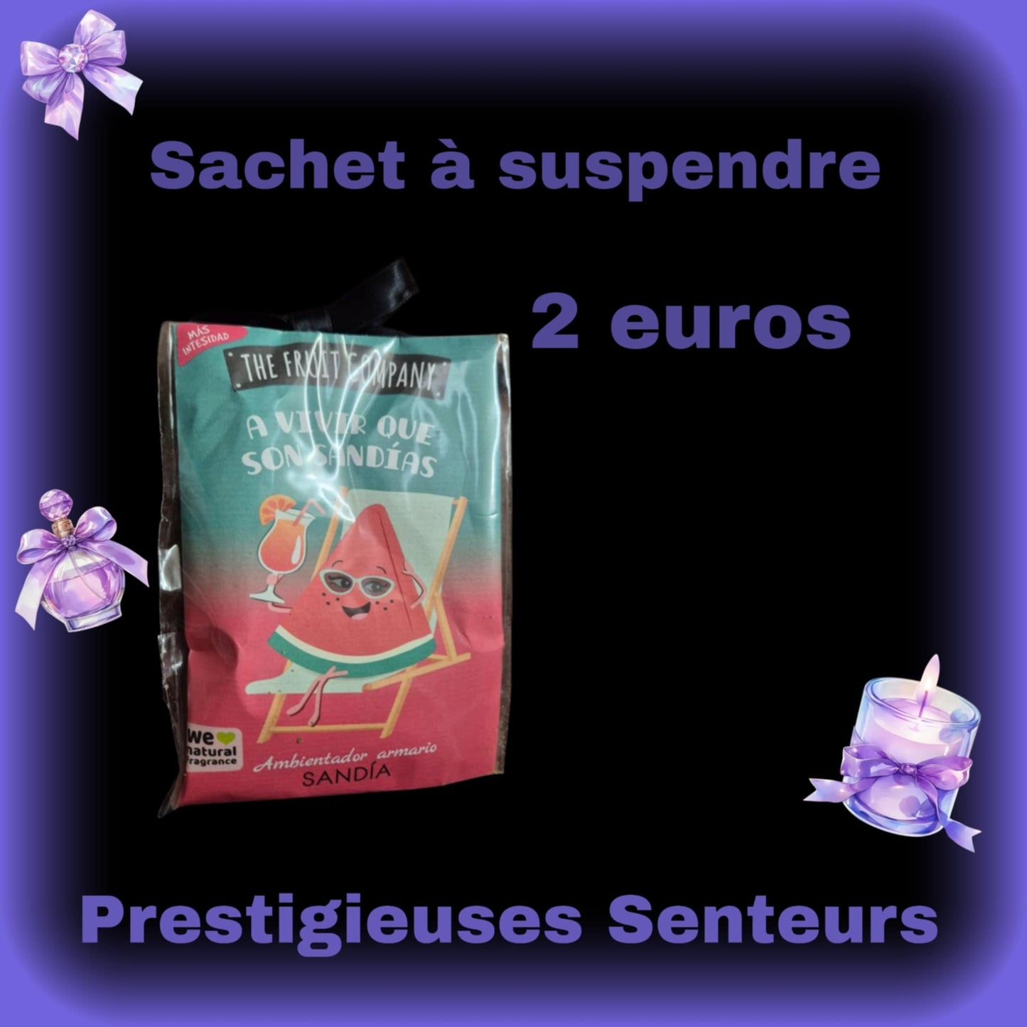 Sachet à suspendre Parfum Pastèque 🍉