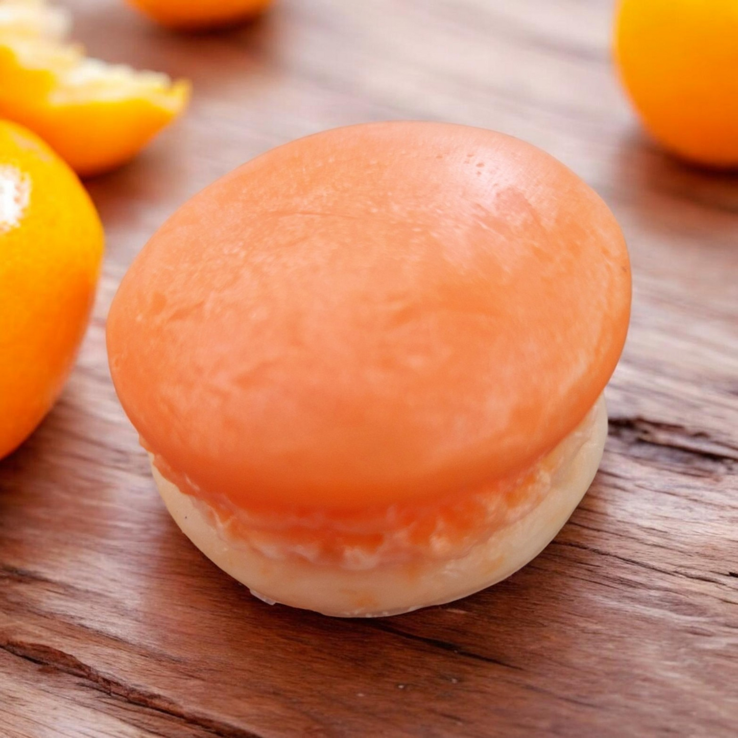 Fondant macaron mandarine