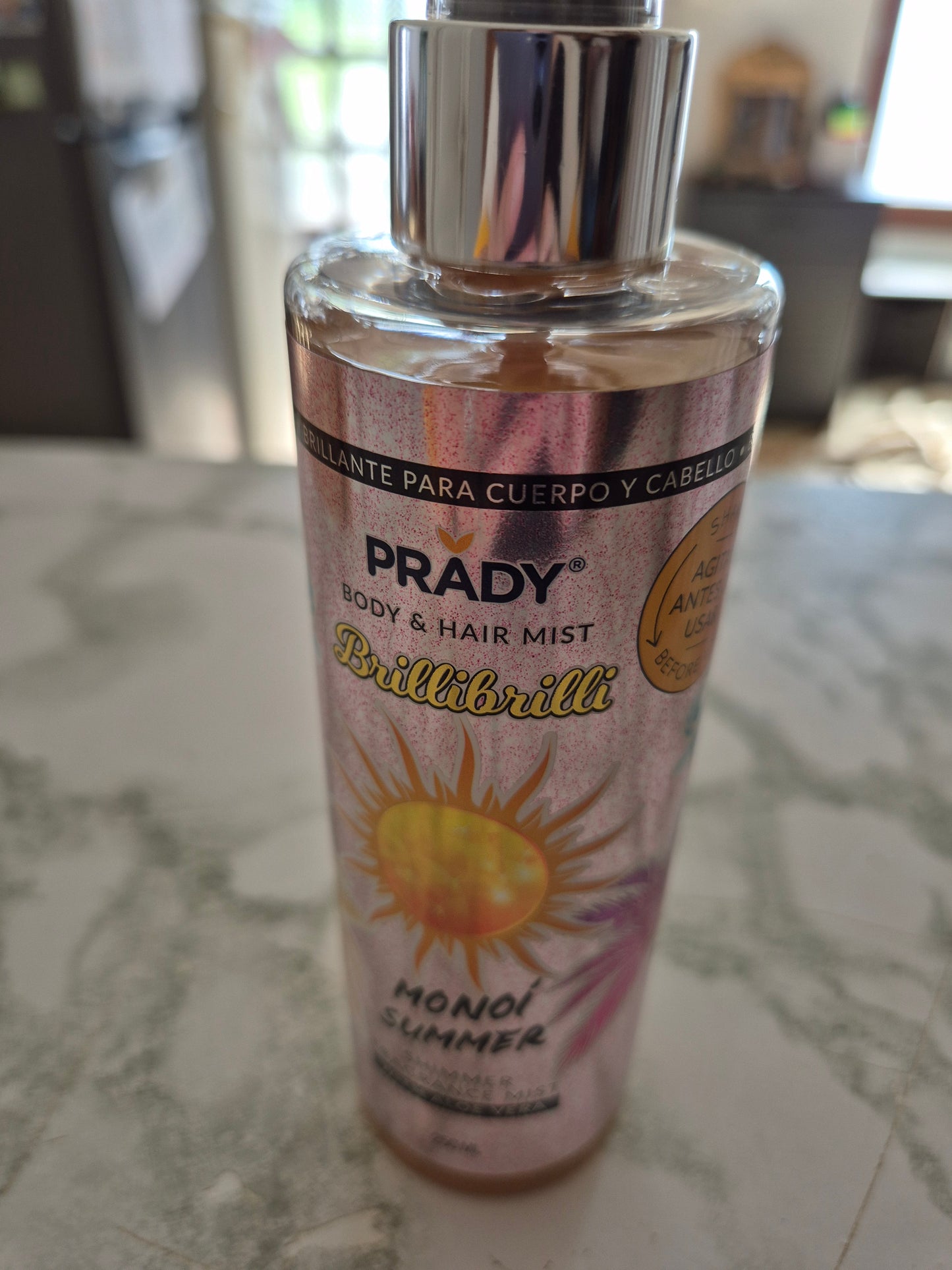 Brume pailletée au Monoï 250 ml