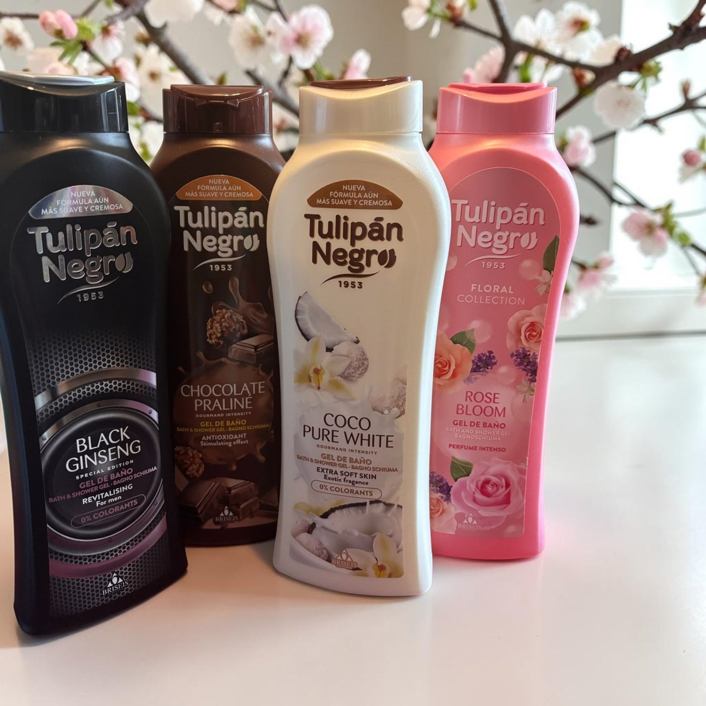 LOT 4 GELS DOUCHE (650ml) Parfum au choix