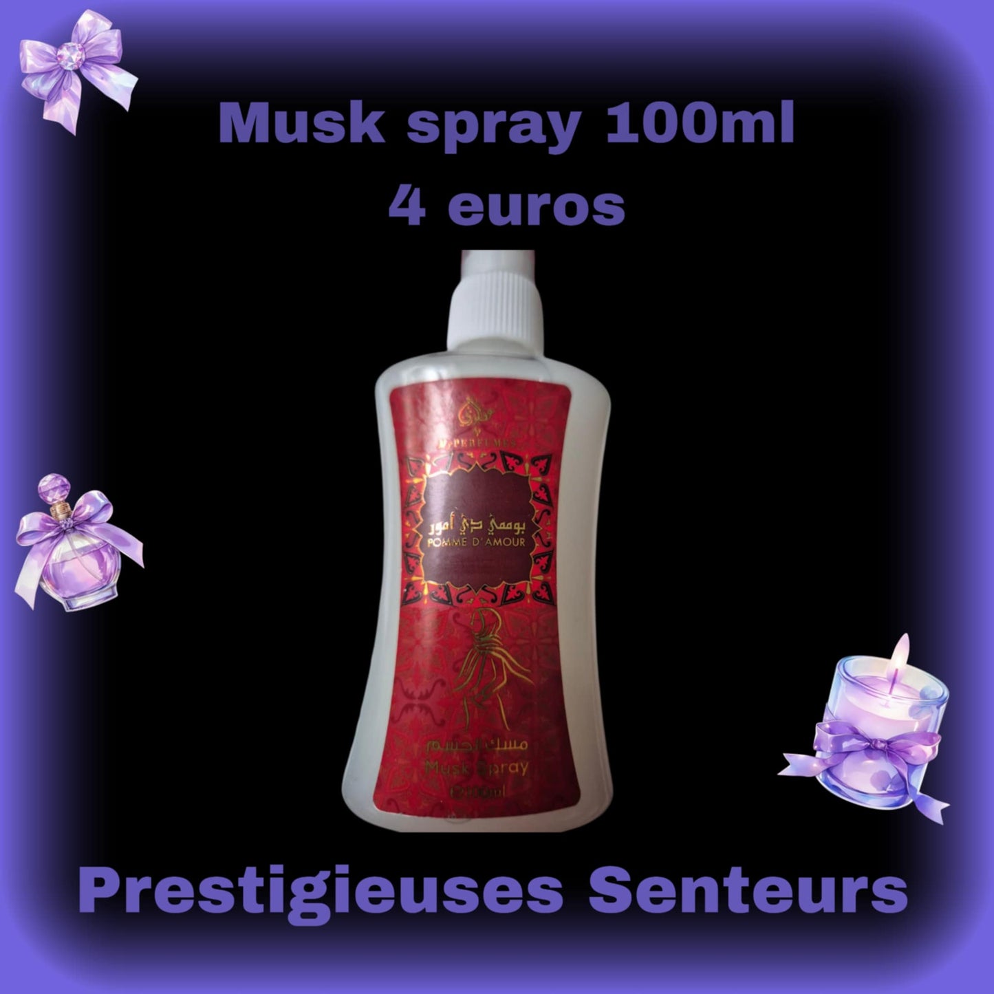 Musk spray pomme d amour .100ml