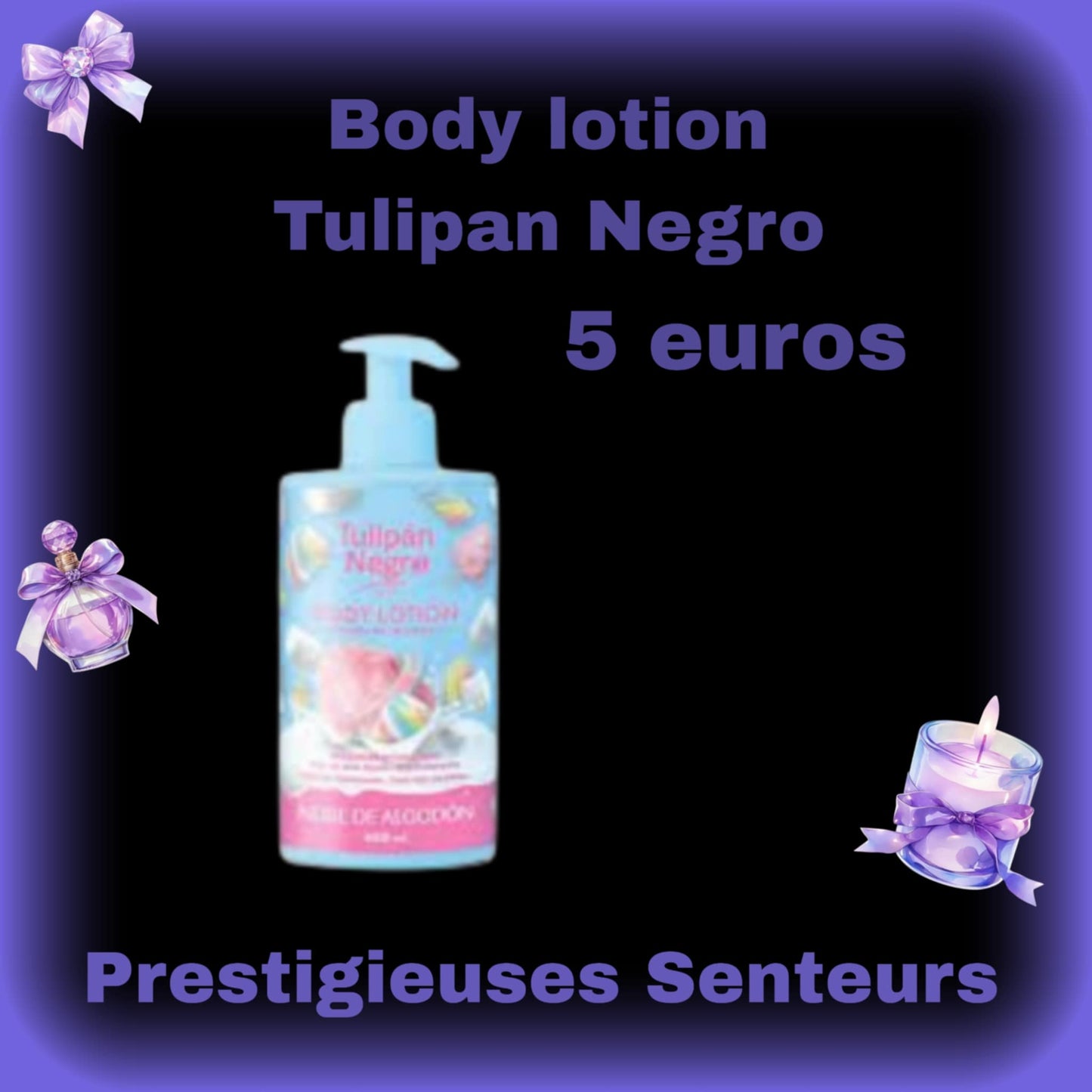 Body lotion Tulipan Negro barbapapa. 400ml
