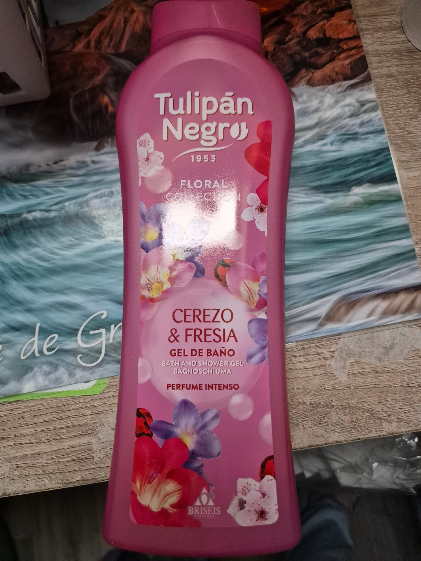 Gel douche 650ml cerezo et fraisia / fleur de cerisier et fraise