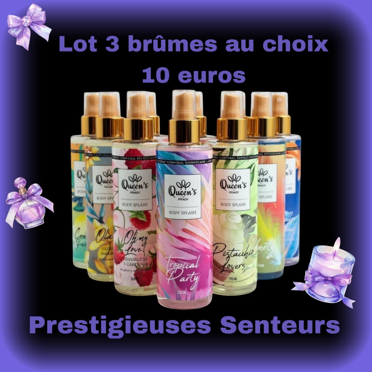 Lot 3 brûmes au choix