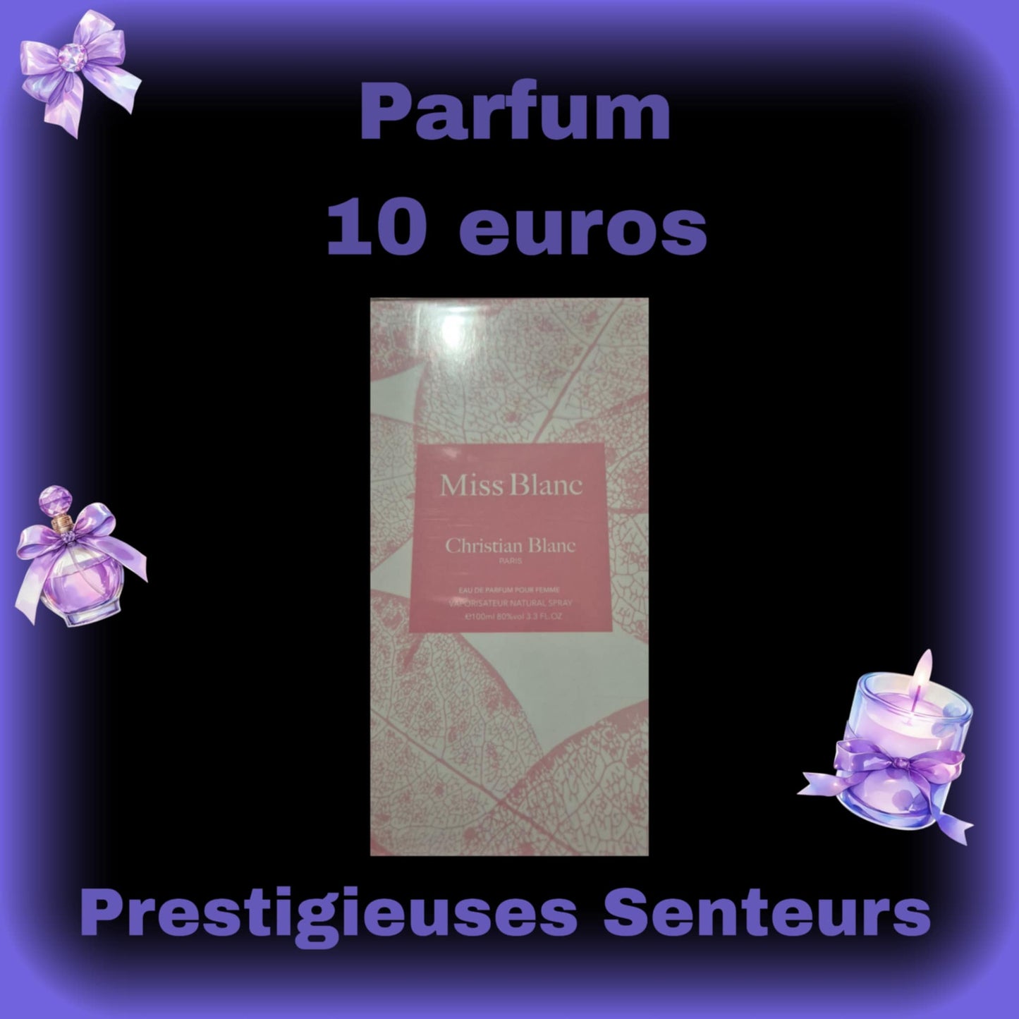 Parfum collection Christian Blanc. 100ml