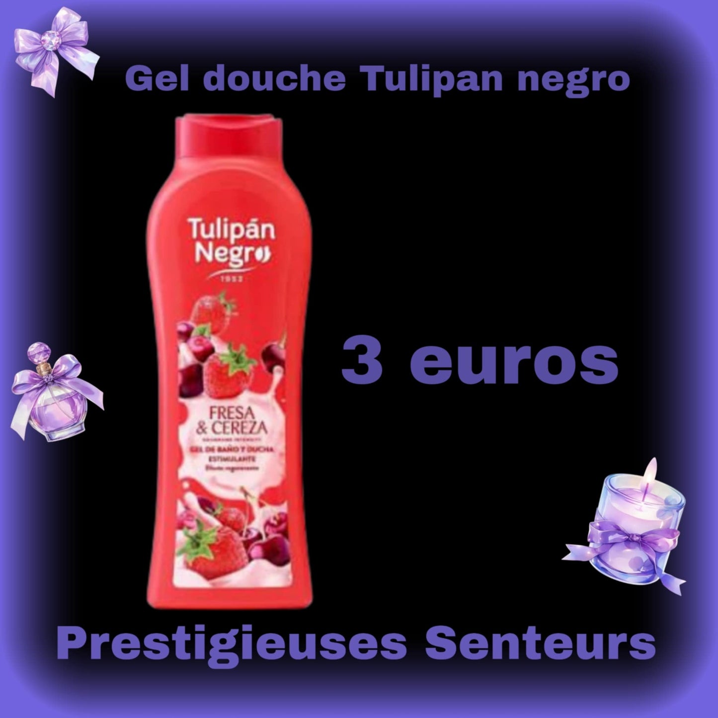 Gel Douche 650 ml Freza / Cereza Fraise et Cerise