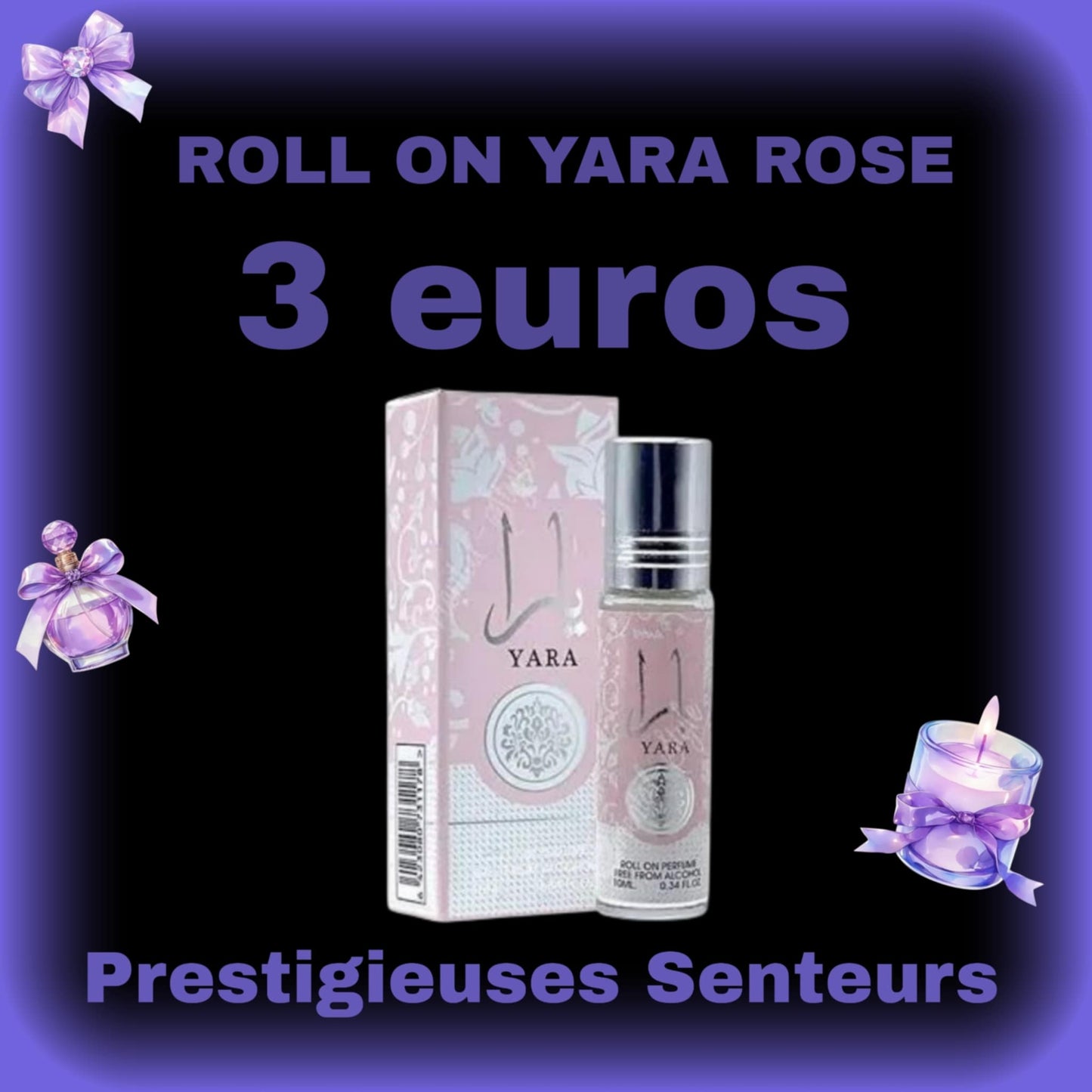 ROLL ON YARA ROSE 10 ml