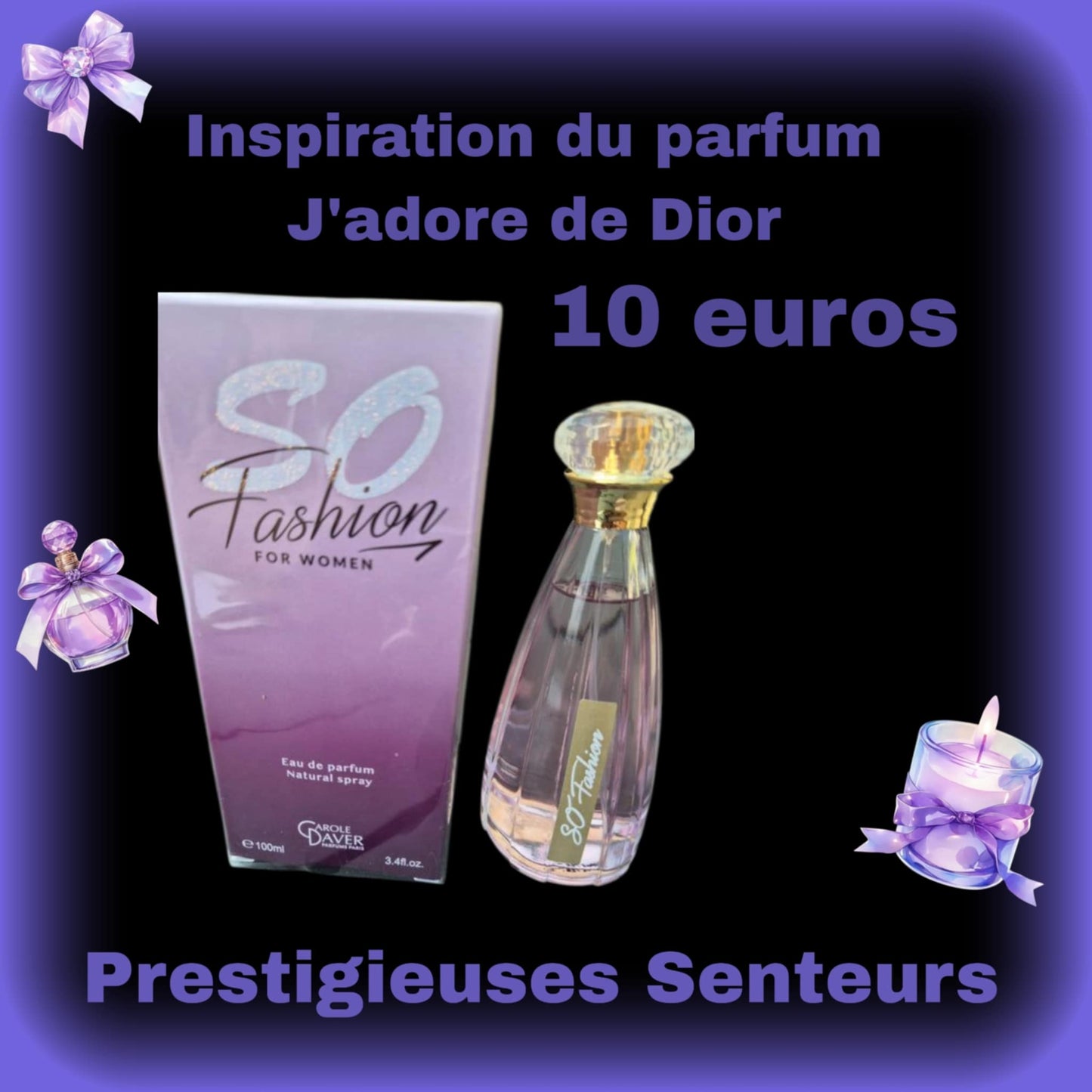 Parfum 100ml. Inspiration du parfum J'adore de Dior