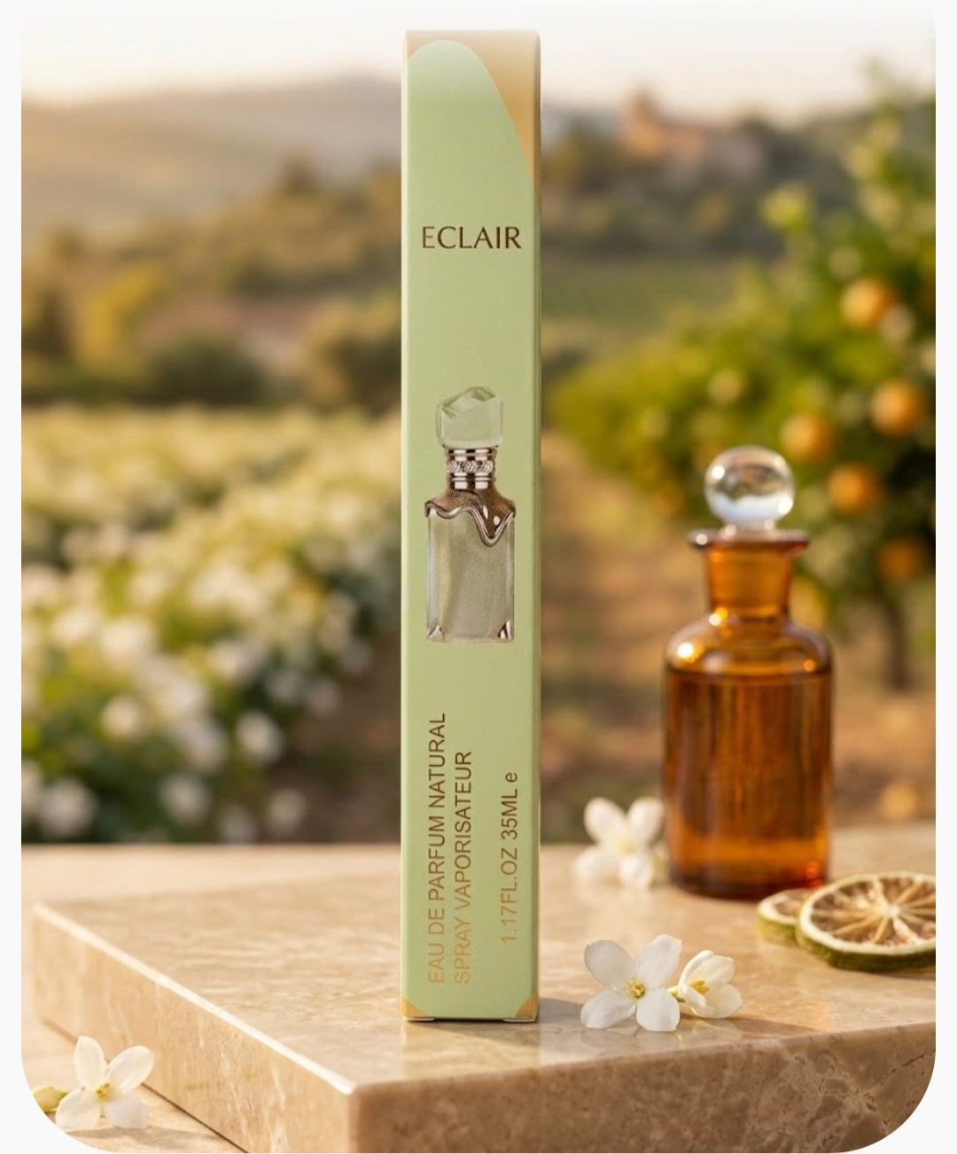 Éclair pistache. 35 ml
