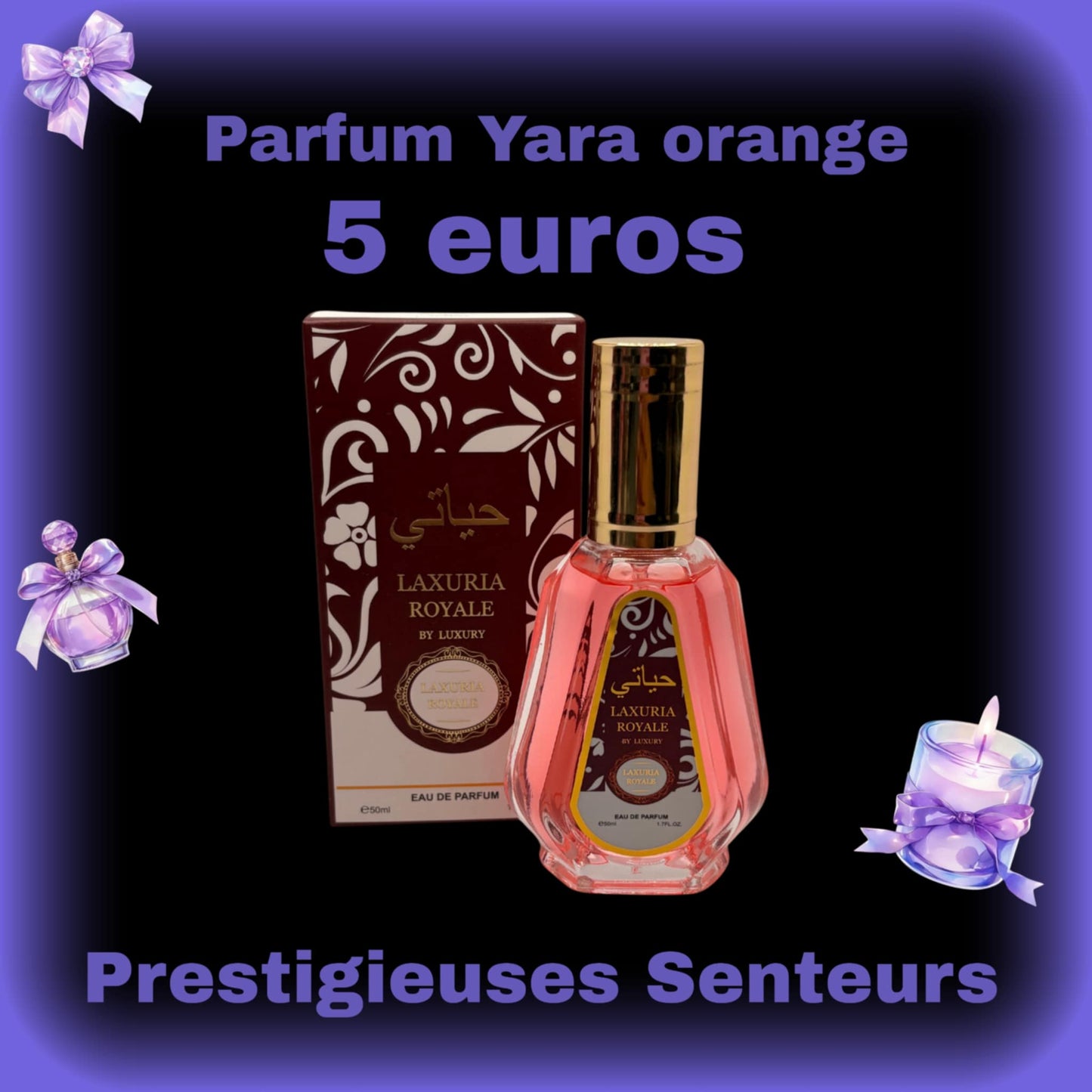 Parfum yara orange .50ml