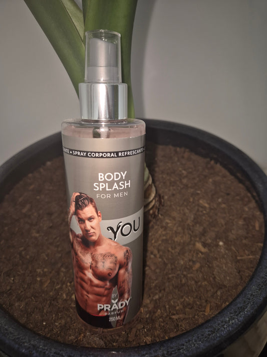 BRUME CORPOREL  DE LA COLLECTION QUENN'S PRADY HOMME EN 250M ML. YOU ( Inspi  du SI d'Armani ) )
