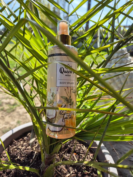 brûme corporel de la collection Queen's Prady .250ml .YANIS TATUS. inspiration yara orange