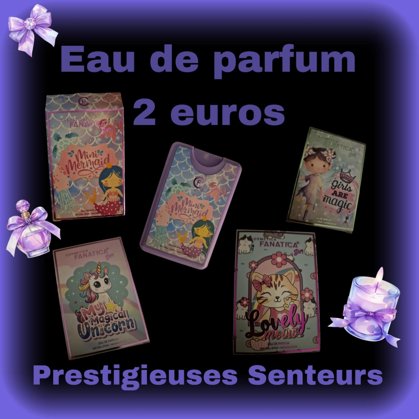 Eau de parfum pour demoiselles. 20ml