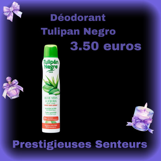 Déodorant Tulipan Negro .ALOE VERRA. 200ml