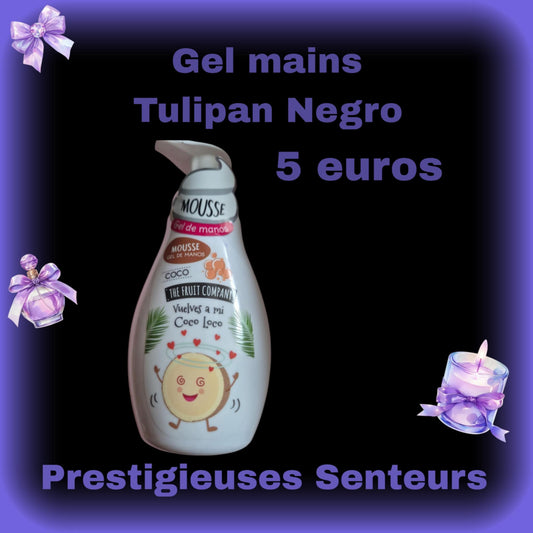 Mousse gel mains .250ml. Parfum noix de coco