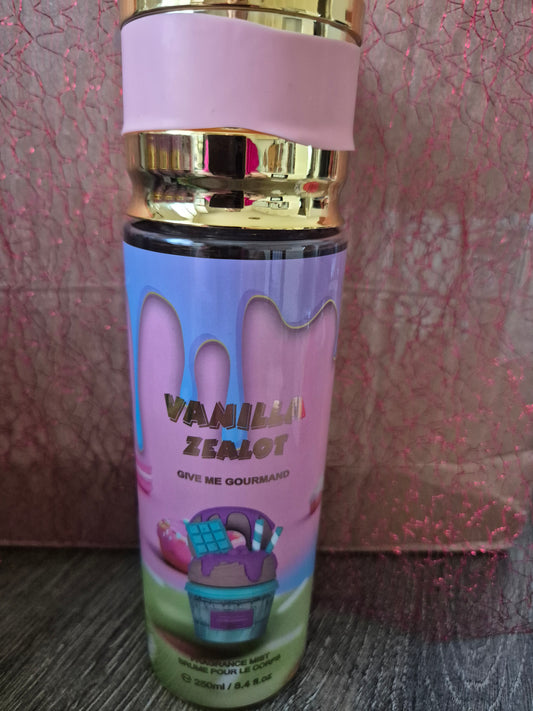 Brume corps et cheveux. 250ml.odeur Vanille