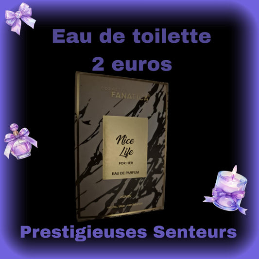 Eau de toilette pour femme. Nice Life .20ml