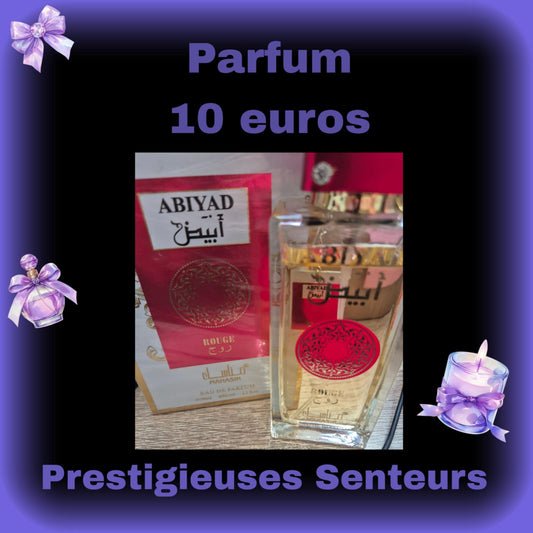 Parfum Abiyad 100ml . Inspiration du Baccarat rouge