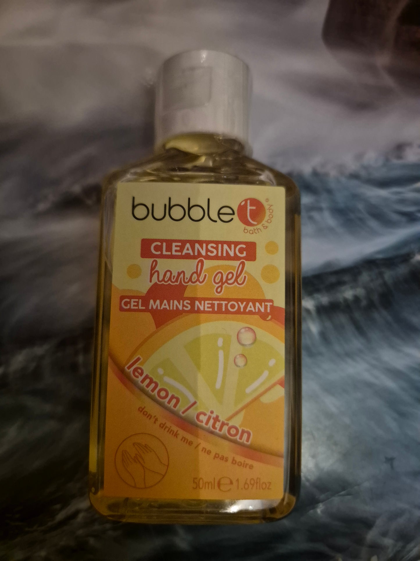 Gel mains nettoyant . Odeur citron .50ml ( lot de 3)