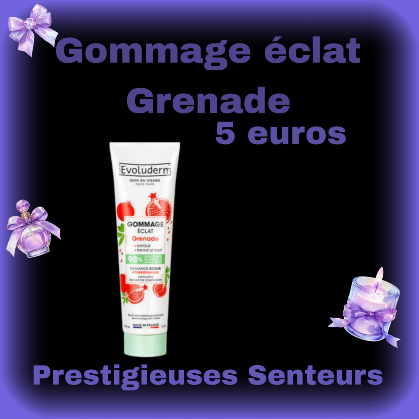 Gommage éclat 150gr. Grenade