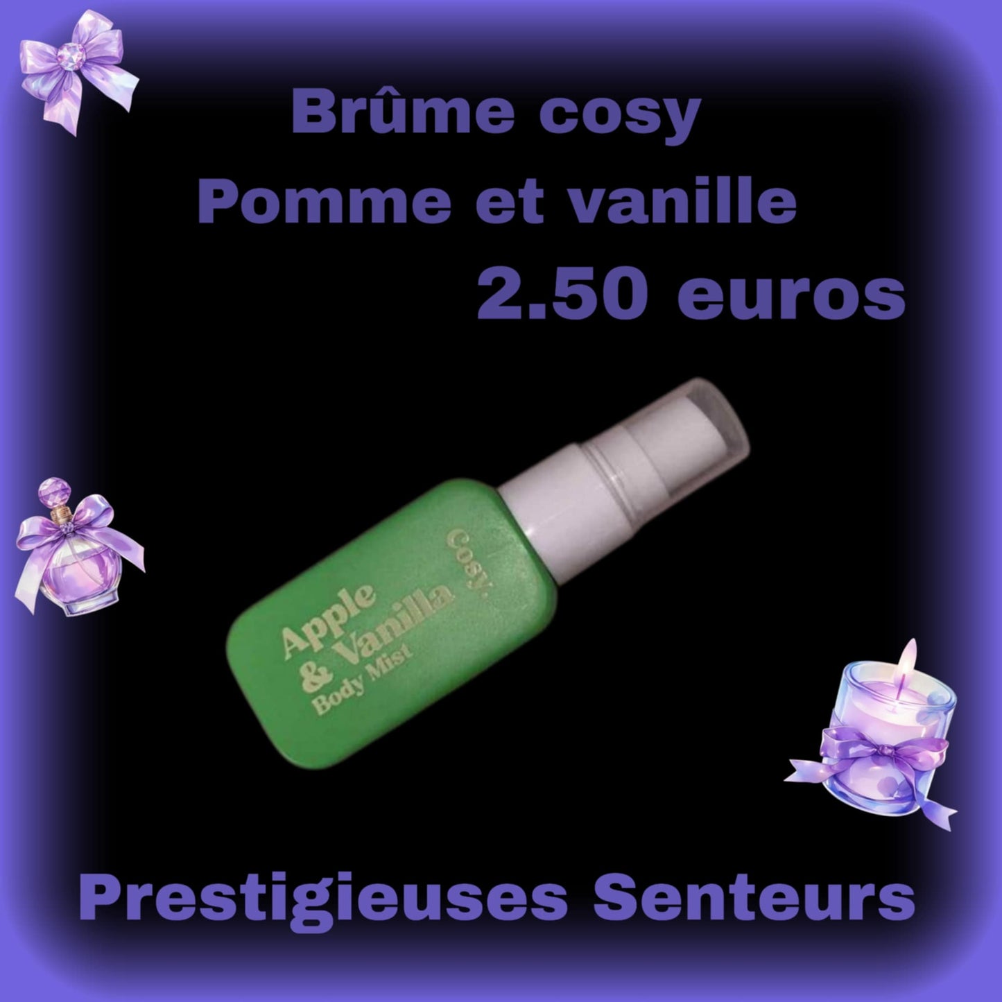 Brûme cosy.  Pomme et vanille