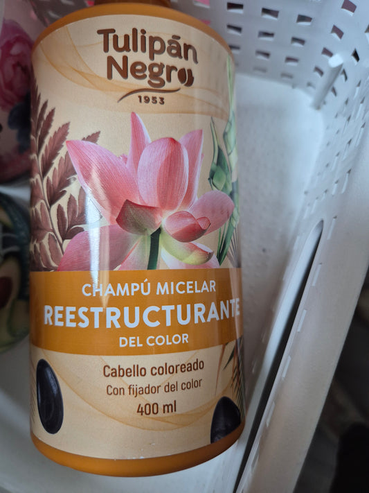 Shampooing Micellaire Restructurant couleur . Tulipan Negro. 400ml