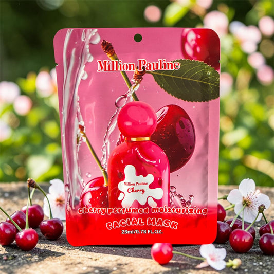 Masque visage. Odeur cerise