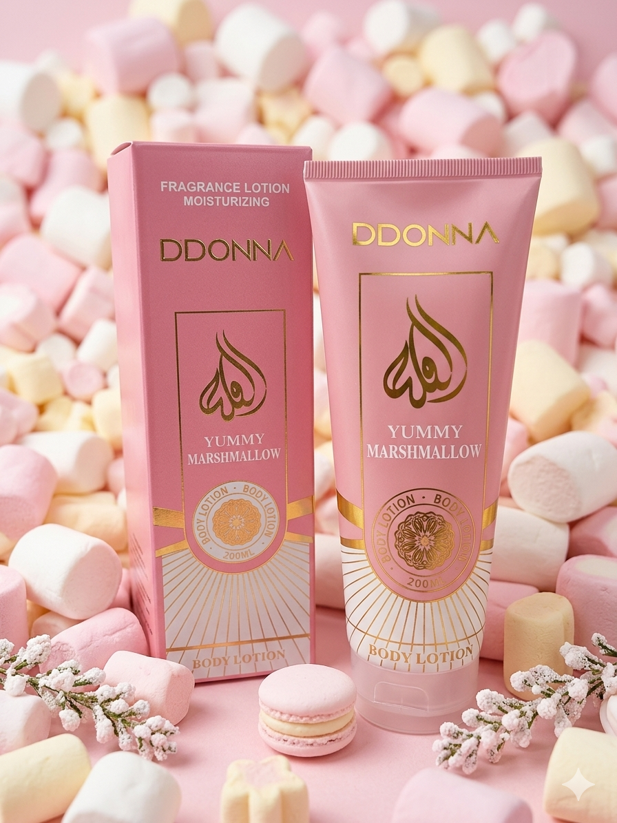 Body lotion D'Donna.Yummy  marshmallow .200ml
