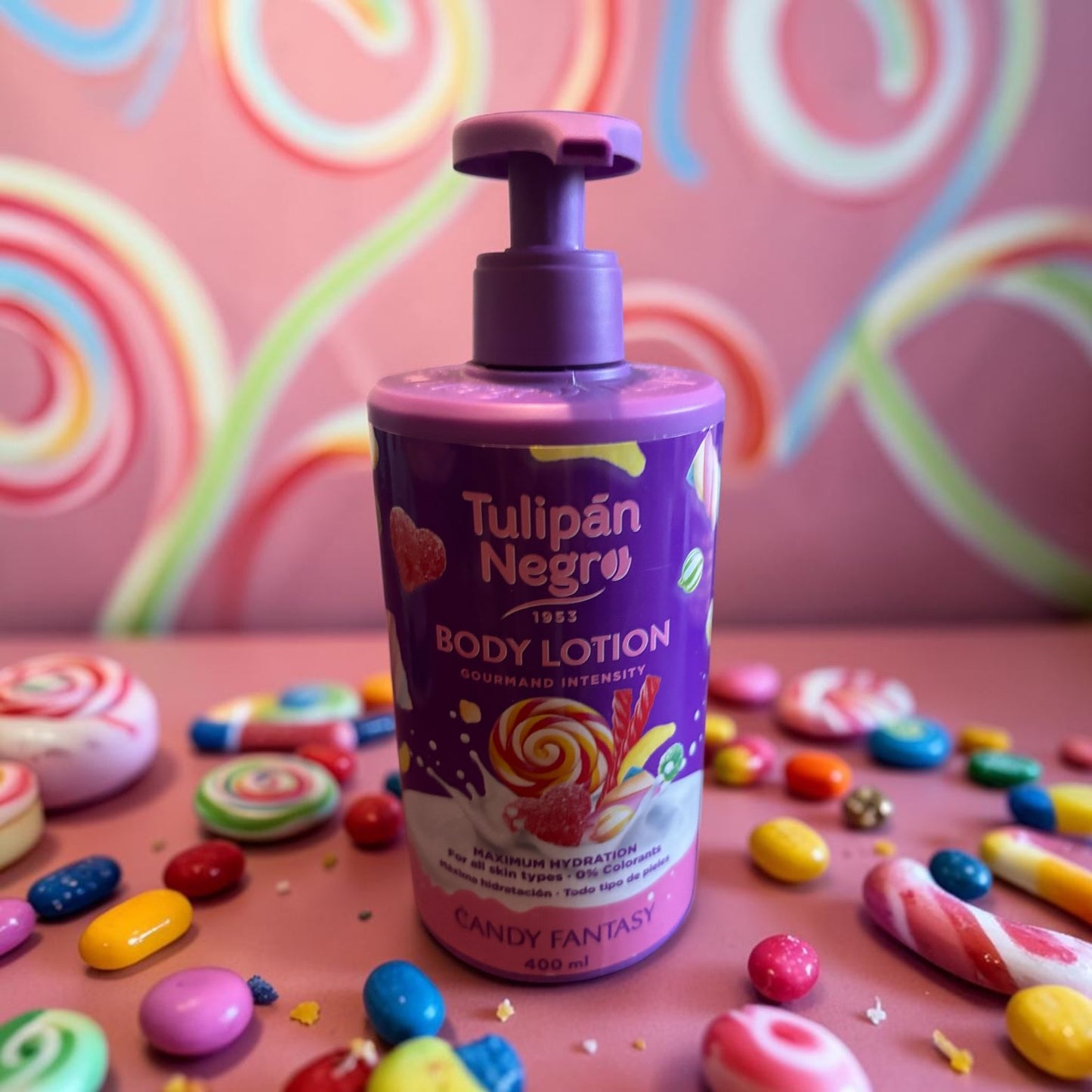 Body lotion  400ml .parfum bonbons fantaisie