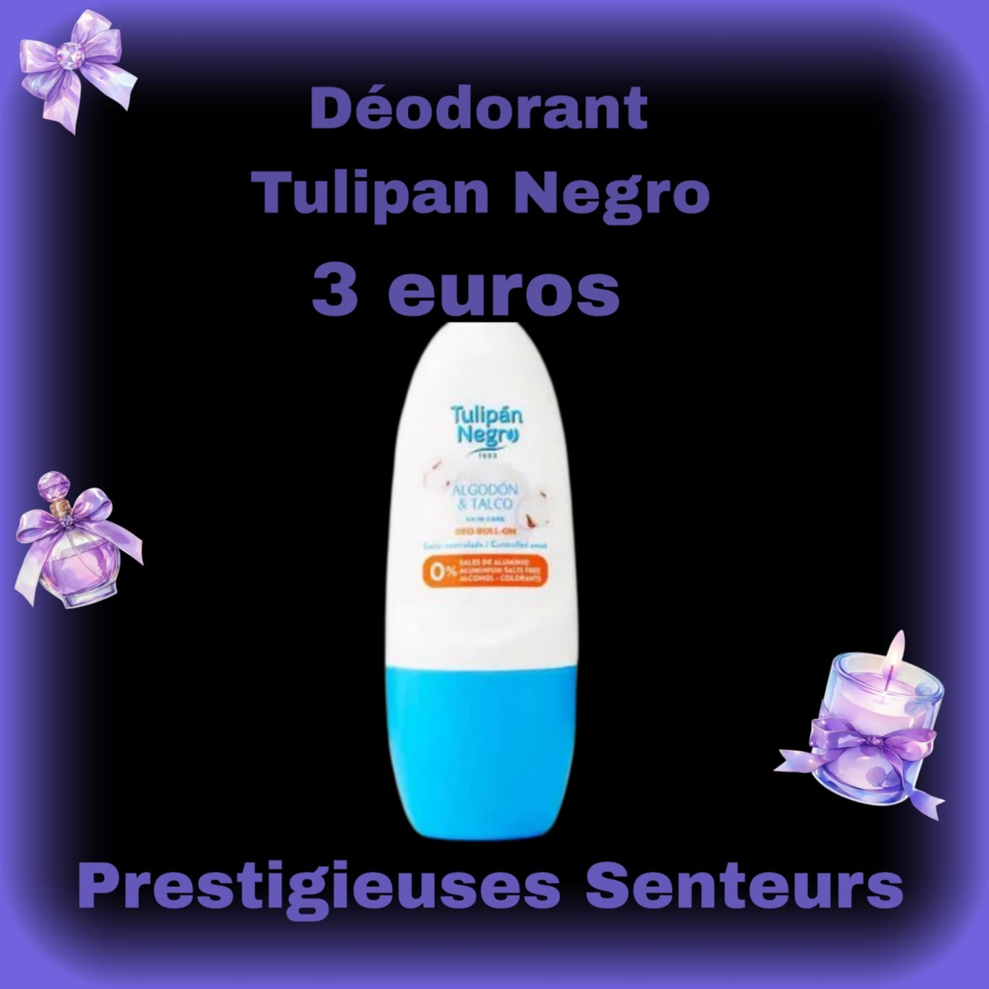 Déodorant bille Tulipan Negro.50ml .