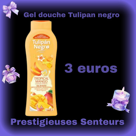 Gel douche 650ml. Tulipan Negro.  Parfum mangue 🥭 tropical