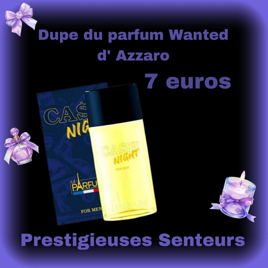 Parfum 75ml.  Dupe du parfum Wanted d' Azzaro