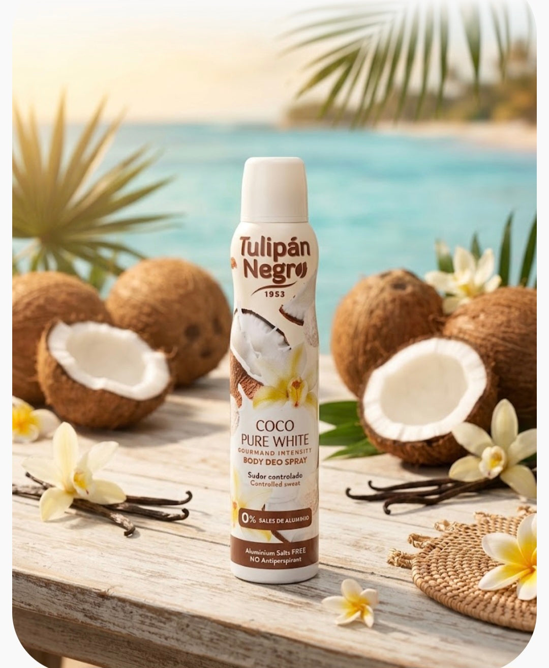 Déodorant Tulipan negro. Noix de coco . 200ml