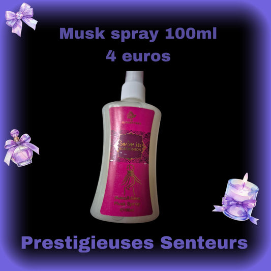 Musk spray 100ml . Rose bonbon