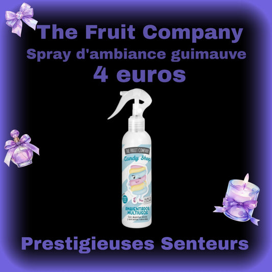 Spray d' ambiance. The fruit company. 200ml.parfum guimauve